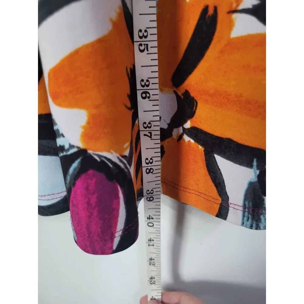 Lauren Ralph Lauren Womens SZ 4 Floral Sleeveless Dress Luxury Colorful Classy - Picture 6 of 8